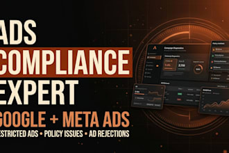 be ad consultant for google meta ads compliance fix ads issue for restricted ads