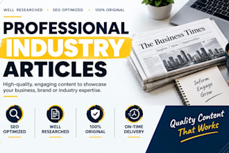 do SEO news, journalistic content, business reports, blog posts and PR
