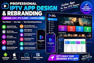 design iptv apps android iptv player ios app rebrand with control panel