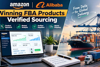 do amazon fba product research and alibaba sourcing