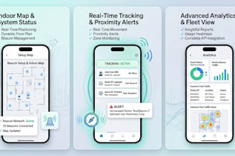 build beacon app for ble tracking, indoor positioning and proximity