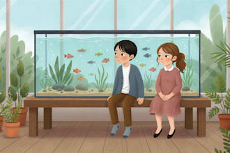 create children book illustration, children book illustration, book illustration