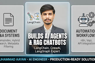 build ai agents, rag chatbots and llm applications using langchain