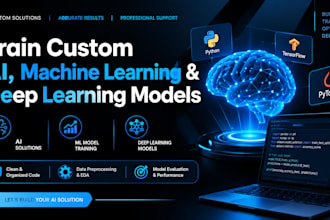 train custom ai, machine learning and deep learning models