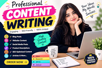 seo article writing, and be your blog post writer