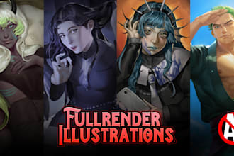 draw semi realistic fantasy art