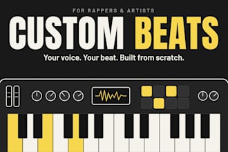 produce a custom beat or instrumental for you