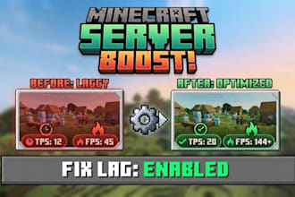 fix lag and optimize your minecraft server