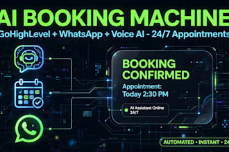 build ai booking chatbot with gohighlevel whatsapp voice