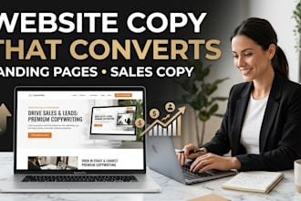 write persuasive website and landing page copy that converts