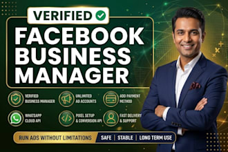 verified your facebook business manager bm and fix ad account