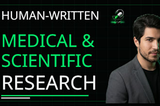 provide human written medical and scientific research writing