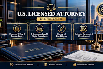 setup delaware c corp bylaws, founder equity, and startup legal docs