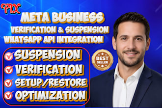 set up meta business suite whatsapp API and business verification
