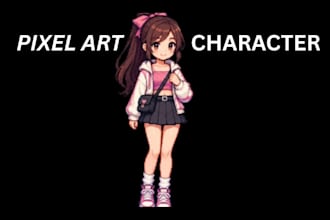pixel art character retro art and rpg maker game art rpg sprite pixel animation