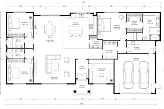 design a modern custom plan and architectural design