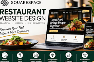design squarespace restaurant website square online website wix studio website