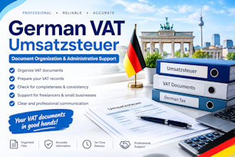 assist with german vat umsatzsteuer and vat compliance