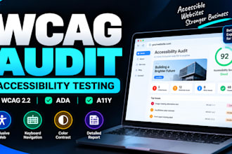 perform a wcag accessibility audit and website accessibility testing