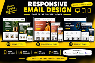 design professional email newsletters and templates