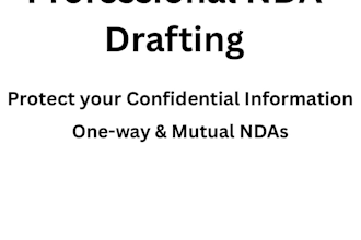 draft a comprehensive nda for your business