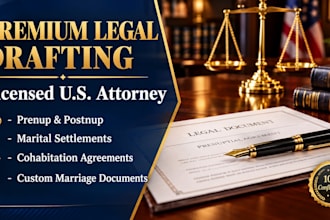 draft a comprehensive US marital settlement agreement