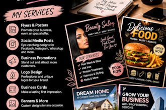 design professional flyers and posters