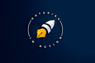design a law firm and notary logo for your company