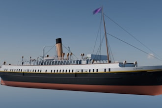 3d model a historical or custom ship for you