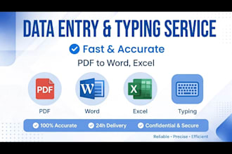 do data entry and typing work