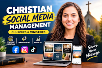be a christian social media manager for churches ministries