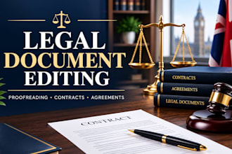 professionally proofread and edit your legal documents