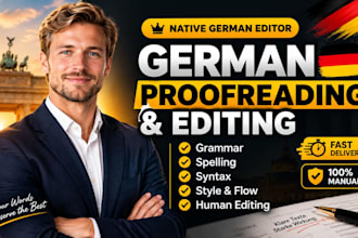 proofread and edit german books documents manuscripts and ai content dutch text