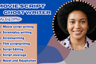 write movie script, screenplay, screen writing, tv series, feature film script