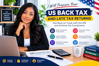 prepare your US back tax and late tax returns