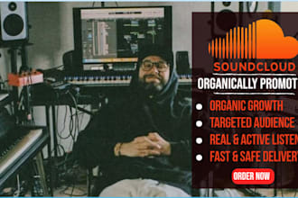 organically promote your soundcloud music for real listeners growth