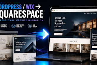 migrate wordpress to squarespace with a professional SEO friendly setup