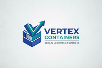 design a modern and professional containers logo
