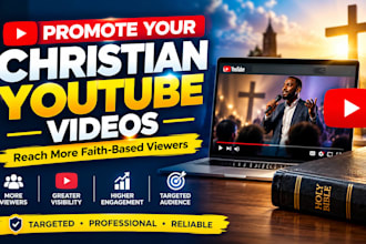 promote christian youtube videos with targeted organic promotion