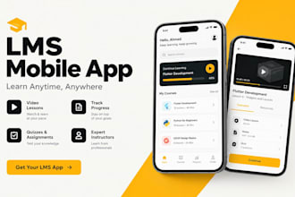 develop lms app school management system and elearning mobile app
