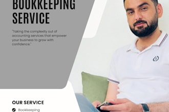 do bookkeeping data entries and financial reporting