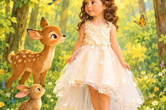 illustrate children story book illustrations and children book cover