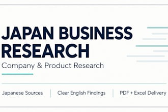 research japanese companies and products with source links