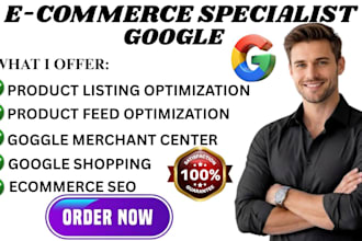 do gmc setup diagonistics optimization product feed listing google shoping seo