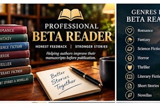beta read literary fiction short story beta reader ya novel beta reader