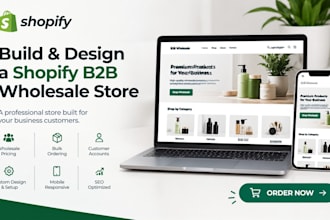 build and design a shopify b2b wholesale shopify store b2b ecommerce