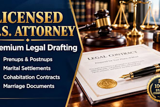 draft a legally binding US prenuptial or postnuptial agreement