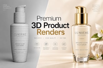 create photorealistic 3d product renderings for amazon