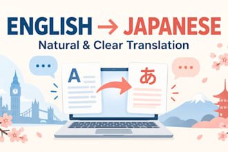 translate english into natural japanese
