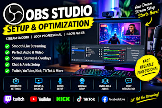 setup and optimize obs studio for professional live streaming